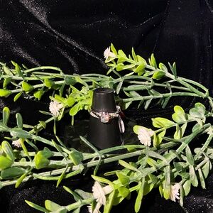 Engagement Ring Moissanite 925 Sterling Silver Sz 8